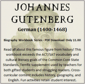 These are the johannes gutenberg biography from answers Pictures
