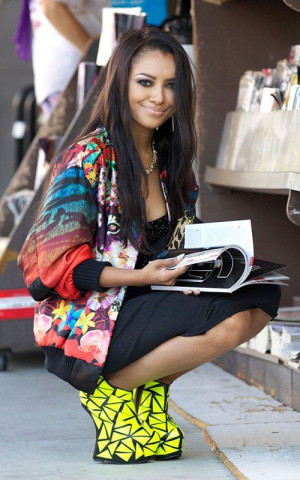 Kat Graham in JCD’s Clinic Wedges