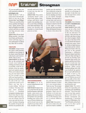 Mens Fitness MagazineArticle with quotes from Mark Philippi