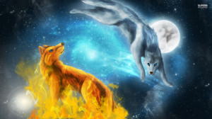 Get the latest Fire and ice wolves wallpaper news, pictures and videos ...