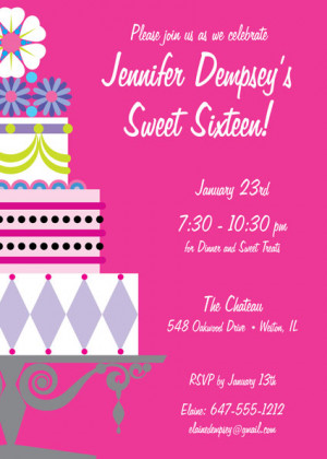 16th Birthday Party Invitations For Boys