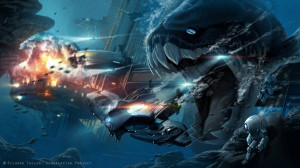 ... deep sea description monsters deep sea science fiction artwork