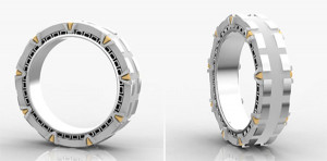 Stargate Wedding Ring Spins You into a Whole New World
