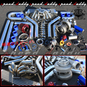 Details about TOYOTA 2JZ-GTE GT45 TURBO CHARGER/MANIFO LD/INTERCOOLER ...