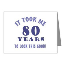 80Th Birthday Thank You Cards amp Note Cards