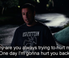 Adam Sandler Quotes Adam sandler · click · hurt