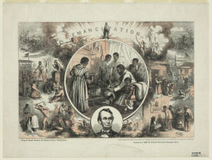 demonstrates lincoln as the great emancipator illustrates the enduring ...