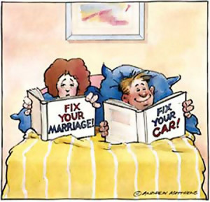 Fix your marriage! Fix your car!