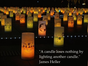 ... Heller quote a candle loses nothing by lighting another candle Imgur