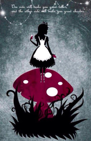 Alice in Wonderland quote and character illustration via www.Facebook ...