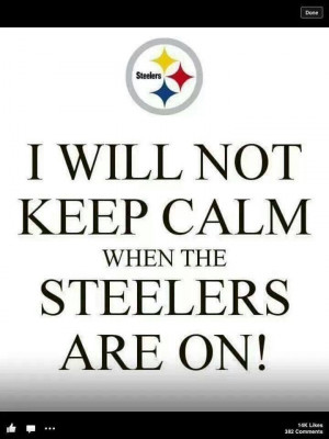Keep Calm Steelers