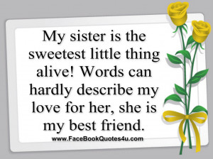 Love My Sister Images For Facebook