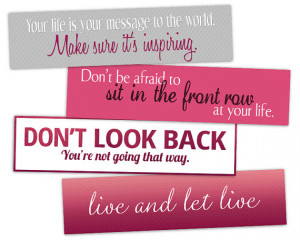 Printable Bookmarks - Inspirational Quotes - Instant Download