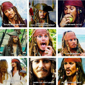 Captain Jack Sparrow, remember that time I met him...? :)))