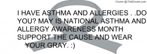 asthma and allergy awareness Profile Facebook Covers
