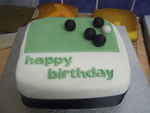Crown Green Bowling Birthday cake