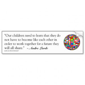 Audre Lorde Quote Bumper Sticker Car Bumper Sticker
