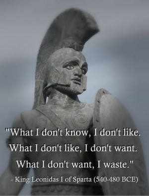 King Leonidas I of Sparta (540-480 BCE)[ who | huh ]