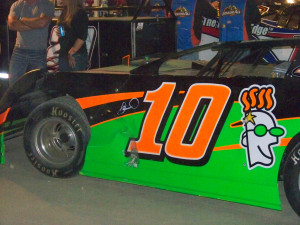 Danica Patrick was a big hit with her popular #10 Go Daddy car