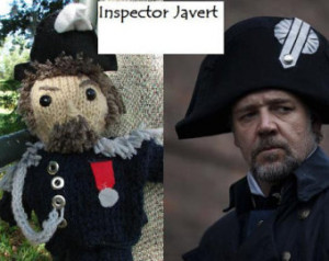 Inspector Javert, Les Miserables Doll Collection, Hand Knitted, 13 ...