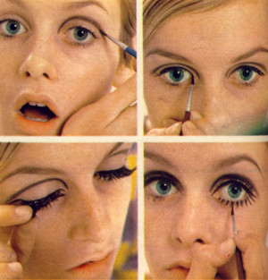 fashion vintage makeup 1960s 60s 1960's 60's twiggy 60s Fashion 1960s ...