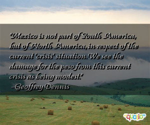 Mexico is not part of South America,