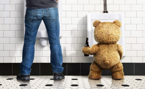 Funny Ted in Toilet