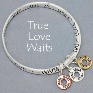 ... : True Love Waits Bracelet, Chastity, No Sex Before Marriage: Jewelry