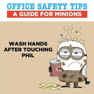 Minion safety tips.