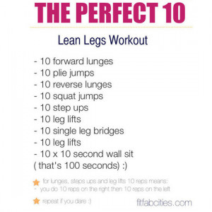 Lose Leg Fat: Leaner Thighs, Tighter Buns : Home workout