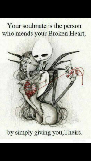 Jack Skellington And Sally Quotes Your soul mate is the person