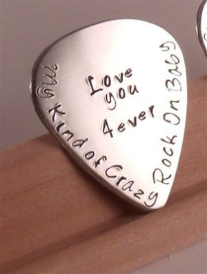 Love quotes guitar pick♥ I love nerdy love quotes!! Customize yours ...