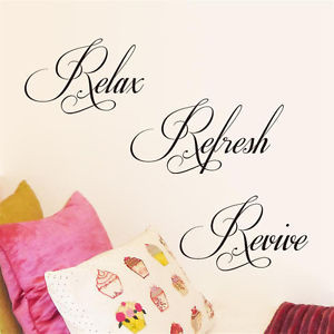 Relax-Refresh-Revive-Quote-Removable-Vinyl-Decal-Art-Mural-Home-Decor ...