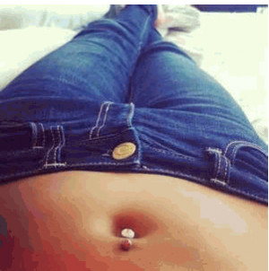 Belly Button Rings Instagram I got my belly button pierced