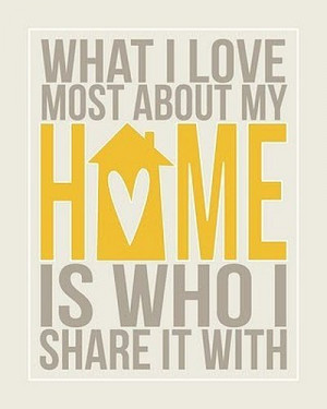What I Love Most About My Home