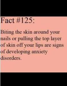 guess I have anxiety disorder More