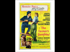 The Farmer's Daughter Joseph Cotton Loretta Young Charles Bickford ...
