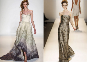 Lela Rose Beaded Silk