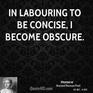 Horace Quotes