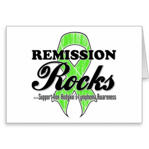 Remission Rocks - Non-Hodgkins Lymphoma Awareness Greeting Card