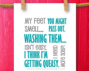 Bathroom Decor Bathroom Humor Signs Printable Art Framed Quotes Print ...