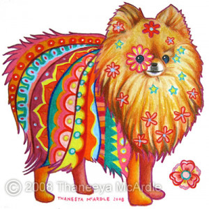 how to draw pomeranians