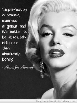 Marilyn Monroe Inspirational Quote