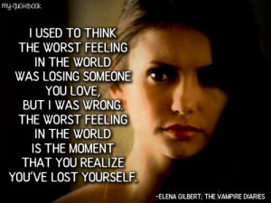 Elena Gilbert quote