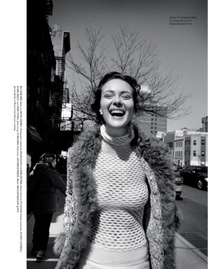 Shalom Harlow Flashes Punk