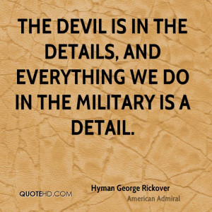 Hyman George Rickover Quotes