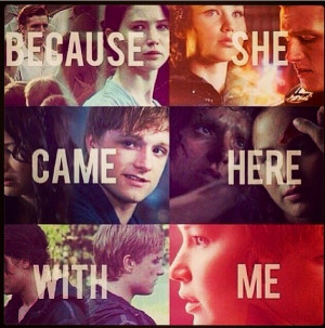 Hunger Games Quote / Peeta / Katniss