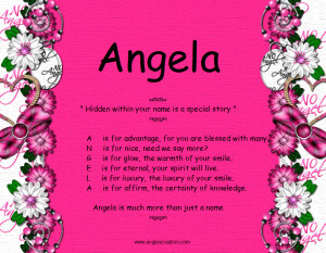 Angela Name Quotes