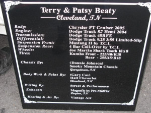 He had a photo album of the complete build, he bought it out of a ...