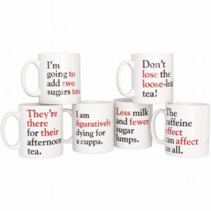 Grammar Grumble Mugs - Holy Heavenly day!!! I MUST own these!!